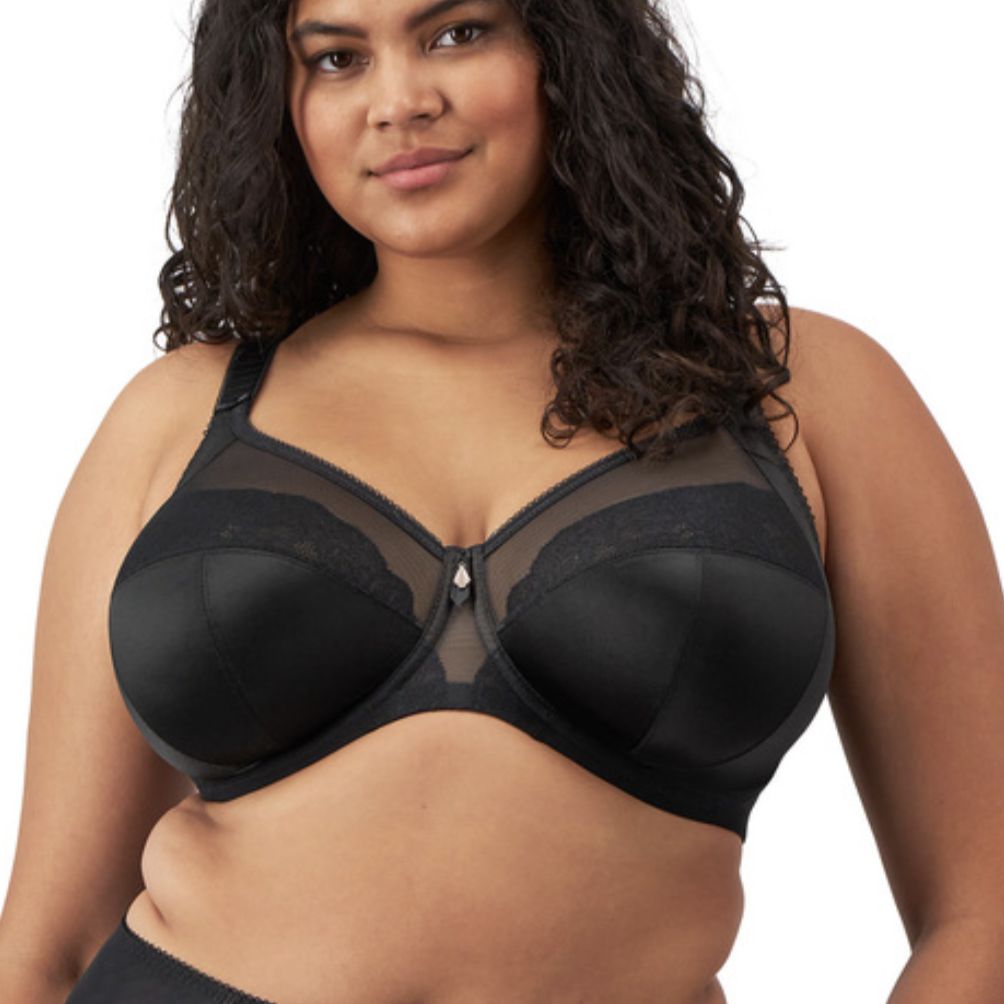 Elomi Cate Allure Underwire Bra in Black EL3024-Anna Bella Fine Lingerie-Black-40-GG