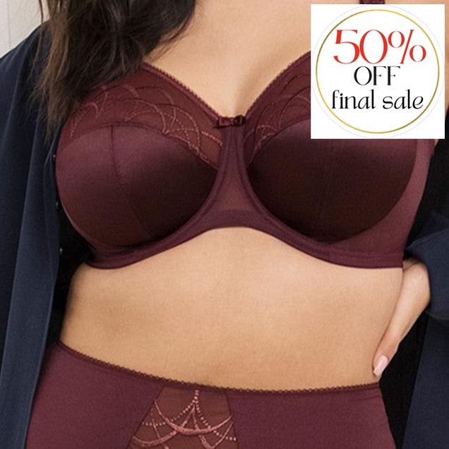Elomi Cate Full Brief in Raisin EL4036-Panties-Elomi-Raisin-Medium-Anna Bella Fine Lingerie, Reveal Your Most Gorgeous Self!
