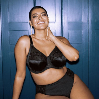 Elomi Cate in Black EL4030-Bras-Elomi-Black-46-G-Anna Bella Fine Lingerie, Reveal Your Most Gorgeous Self!