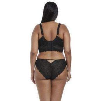 Elomi Charley Brazilian Panty EL4385 in Black-Panties-Elomi-Black-Large-Anna Bella Fine Lingerie, Reveal Your Most Gorgeous Self!