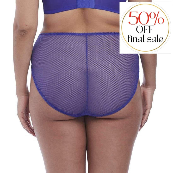 Elomi Charley High Leg Brief EL4386-Panties-Elomi-Ultra Marine-Medium-Anna Bella Fine Lingerie, Reveal Your Most Gorgeous Self!