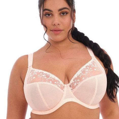 Elomi Charley UW Plunge Bra in Ballet Pink EL4380-Bras-Elomi-Ballet Pink-40-DD-Anna Bella Fine Lingerie, Reveal Your Most Gorgeous Self!