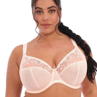 Elomi Charley UW Plunge Bra in Ballet Pink EL4380-Bras-Elomi-Ballet Pink-40-DD-Anna Bella Fine Lingerie, Reveal Your Most Gorgeous Self!