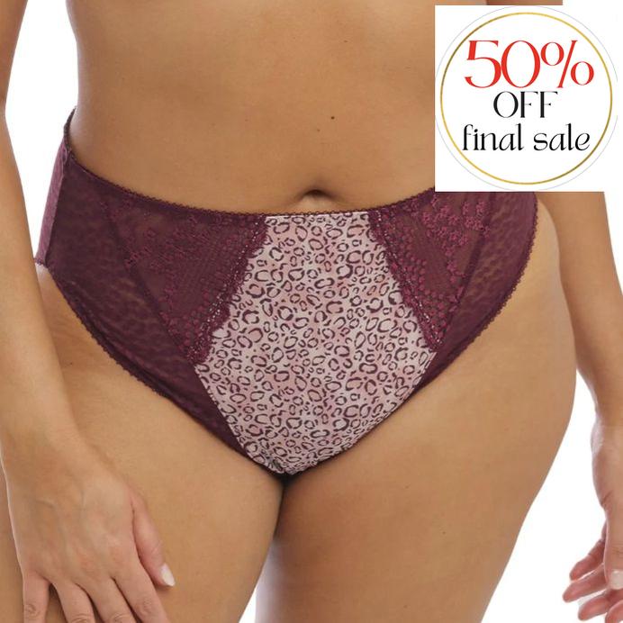 Elomi Lucie High Leg Brief EL4496 in Wild Thing-Panties-Elomi-Wild Thing-Medium-Anna Bella Fine Lingerie, Reveal Your Most Gorgeous Self!