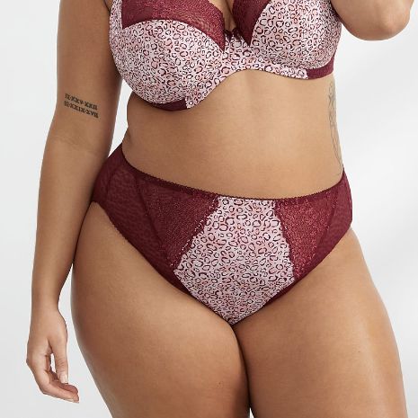 Elomi Lucie High Leg Brief EL4496 in Wild Thing-Panties-Elomi-Wild Thing-Medium-Anna Bella Fine Lingerie, Reveal Your Most Gorgeous Self!