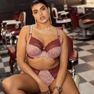 Elomi Lucie UW Plunge Bra EL 4490 in Wild Thing-Anna Bella Fine Lingerie-Wild Thing-40-DD