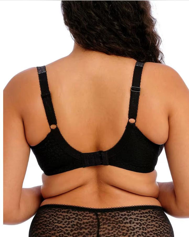 Elomi Lucie UW Plunge Bra EL4490 in Black-Bras-Elomi-Black-34-HH-Anna Bella Fine Lingerie, Reveal Your Most Gorgeous Self!