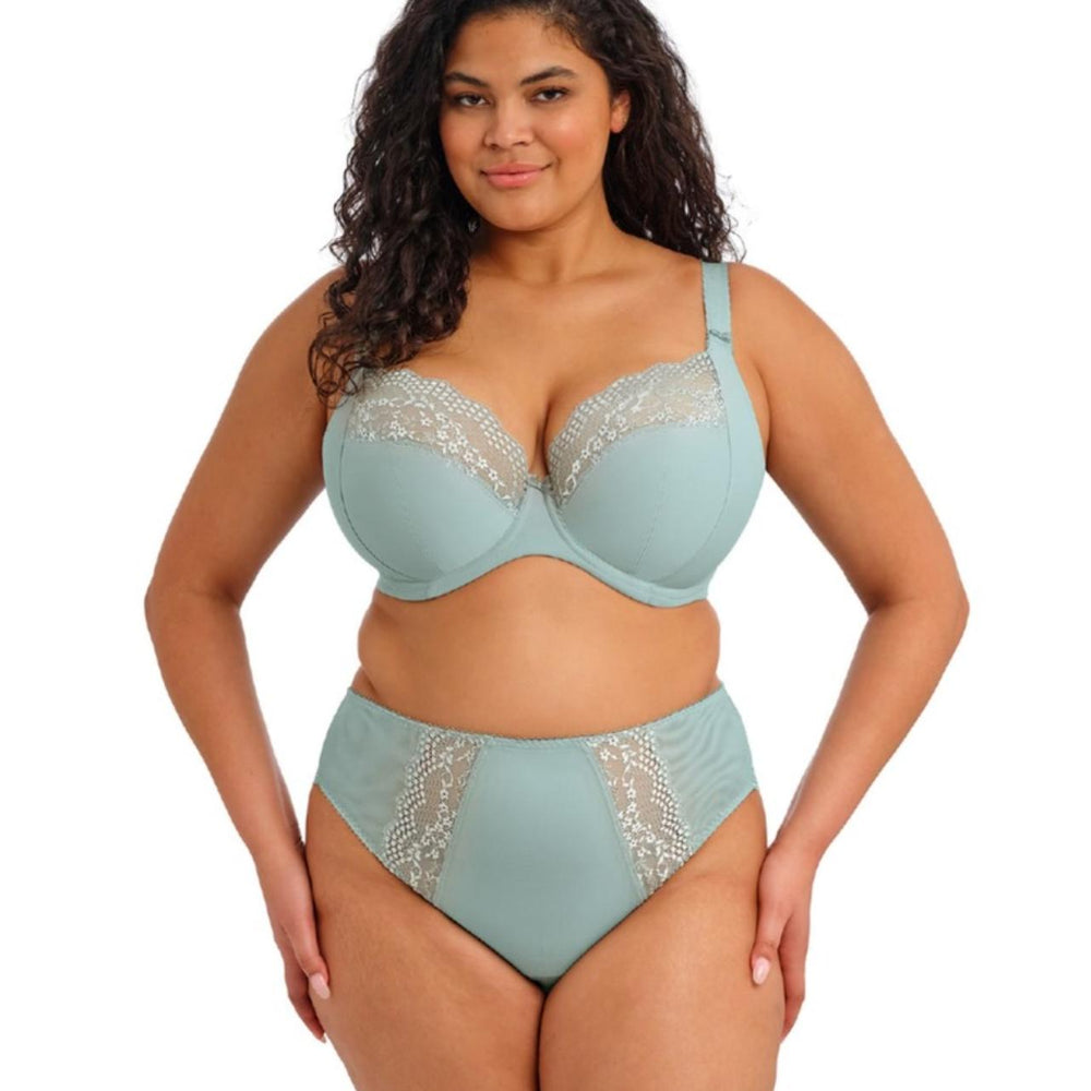 Elomi Lucie UW Plunge Bra EL4490 in Mist-Bras-Elomi-Mist-40-F-Anna Bella Fine Lingerie, Reveal Your Most Gorgeous Self!