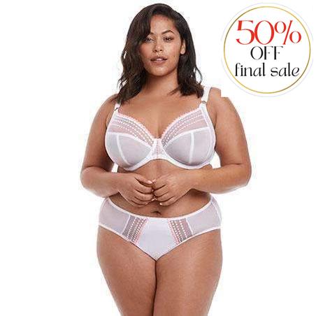 Elomi Matilda Brief EL8905-Panties-Elomi-White-2XLarge-Anna Bella Fine Lingerie, Reveal Your Most Gorgeous Self!