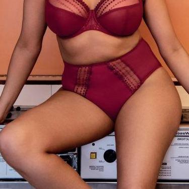 Elomi Matilda Full Brief in Crimson EL8906-Panties-Elomi-Crimson-Medium-Anna Bella Fine Lingerie, Reveal Your Most Gorgeous Self!