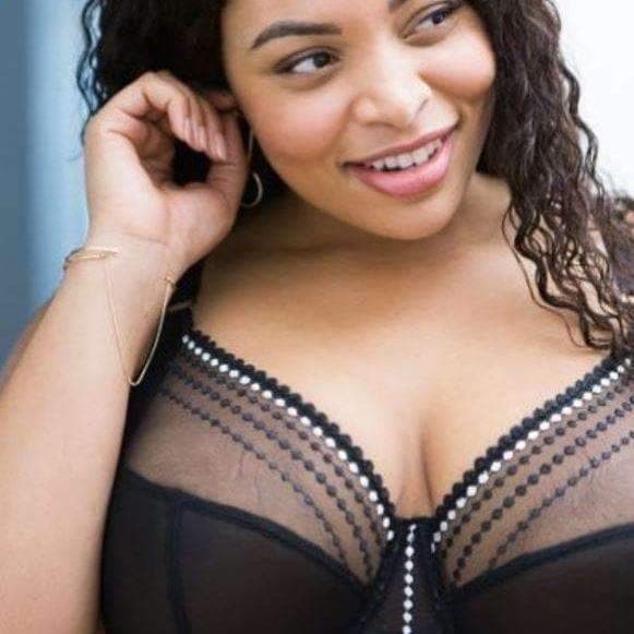 Elomi Matilda UW Plunge Bra in Black EL8900-Bras-Elomi-Black-38-DD-Anna Bella Fine Lingerie, Reveal Your Most Gorgeous Self!