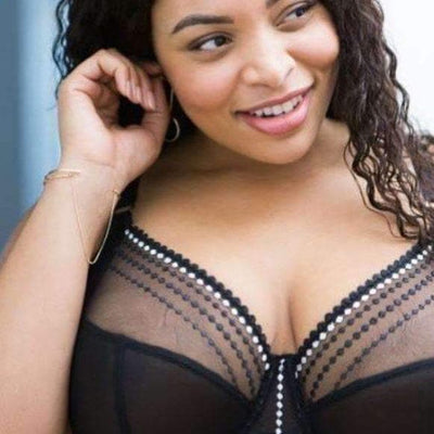 Elomi Matilda UW Plunge Bra in Black EL8900-Anna Bella Fine Lingerie-Black-38-DD