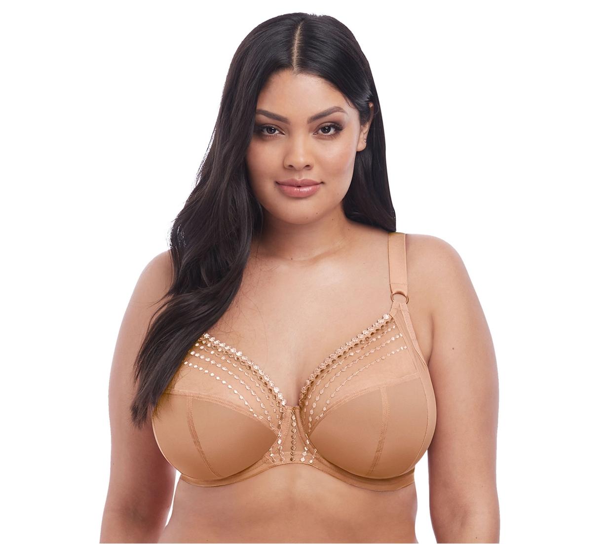 Elomi Matilda UW Plunge Bra in Nude EL8900-Bras-Elomi-Nude-38-DD-Anna Bella Fine Lingerie, Reveal Your Most Gorgeous Self!