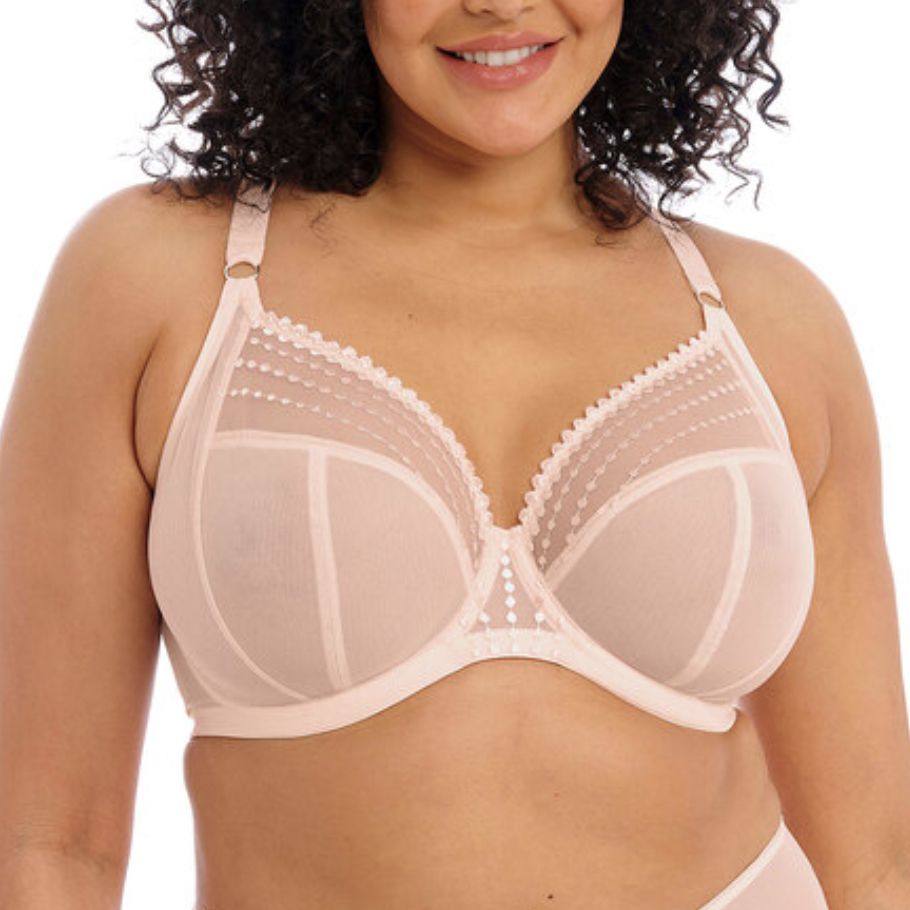 Elomi Matilda UW Plunge Bra in Pearl Blush EL8900-Bras-Elomi-Pearl Blush-42-F-Anna Bella Fine Lingerie, Reveal Your Most Gorgeous Self!