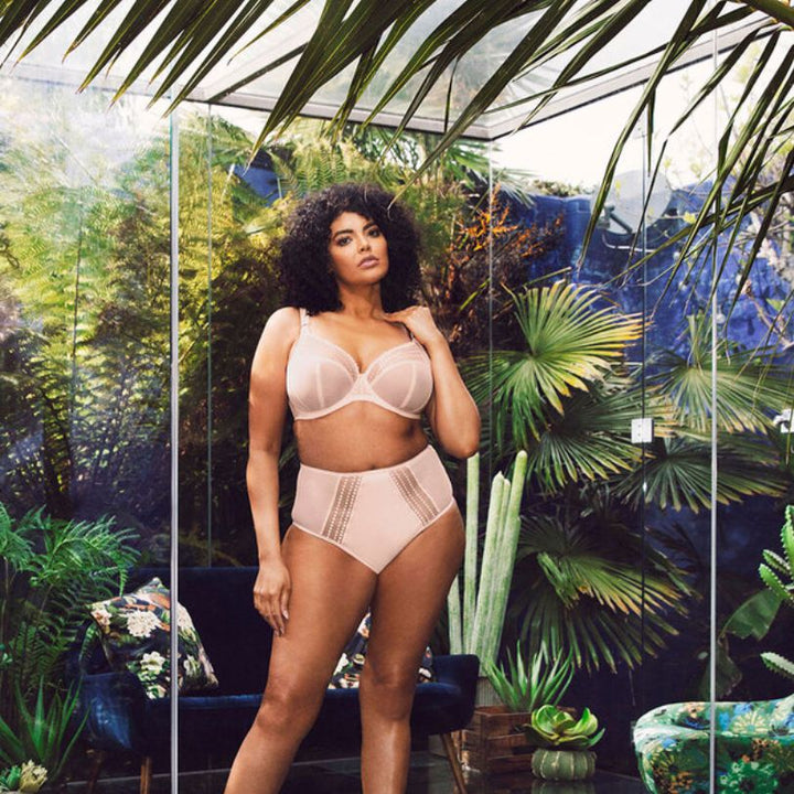 Elomi Matilda UW Plunge Bra in Pearl Blush EL8900-Bras-Elomi-Pearl Blush-42-F-Anna Bella Fine Lingerie, Reveal Your Most Gorgeous Self!