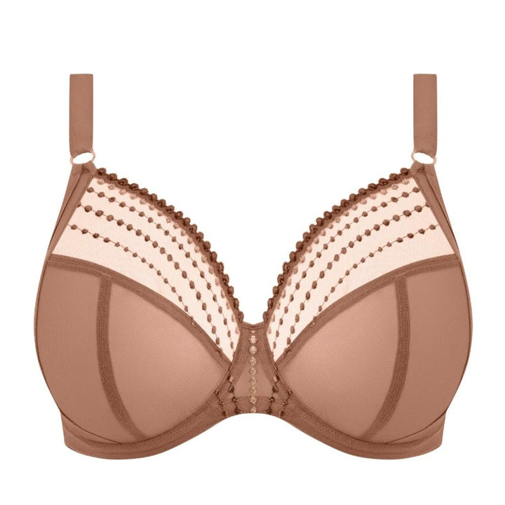 Elomi Matilda UW Plunge Bra in Praline EL8900-Bras-Elomi-Praline-34-G-Anna Bella Fine Lingerie, Reveal Your Most Gorgeous Self!