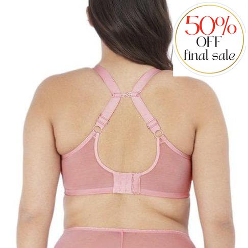 Elomi Matilda UW Plunge Bra in Rose EL8900-Bras-Elomi-Rose-36-E-Anna Bella Fine Lingerie, Reveal Your Most Gorgeous Self!
