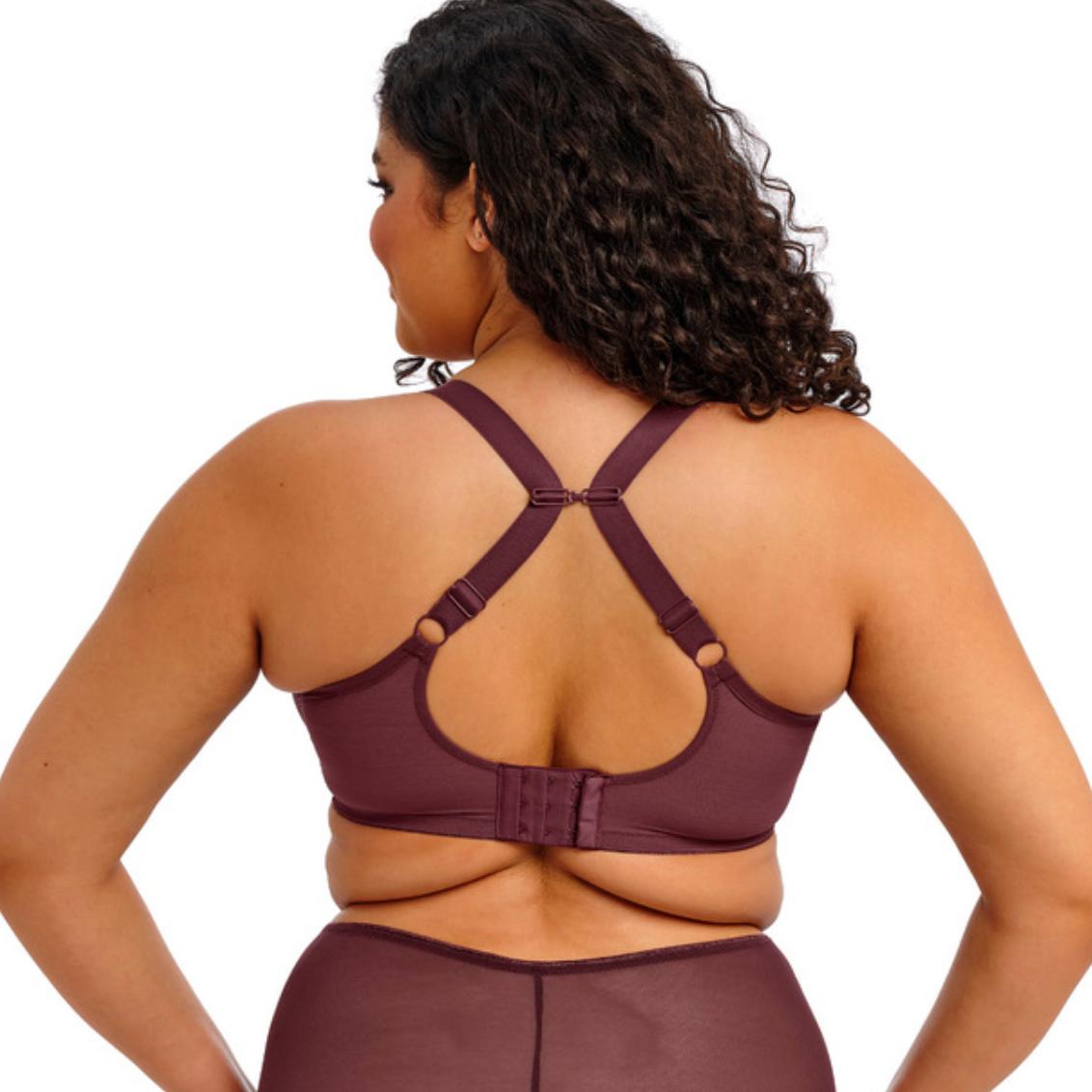 Elomi Matilda UW Plunge Bra in Sugarplum EL8900-Anna Bella Fine Lingerie-Sugarplum-32-G