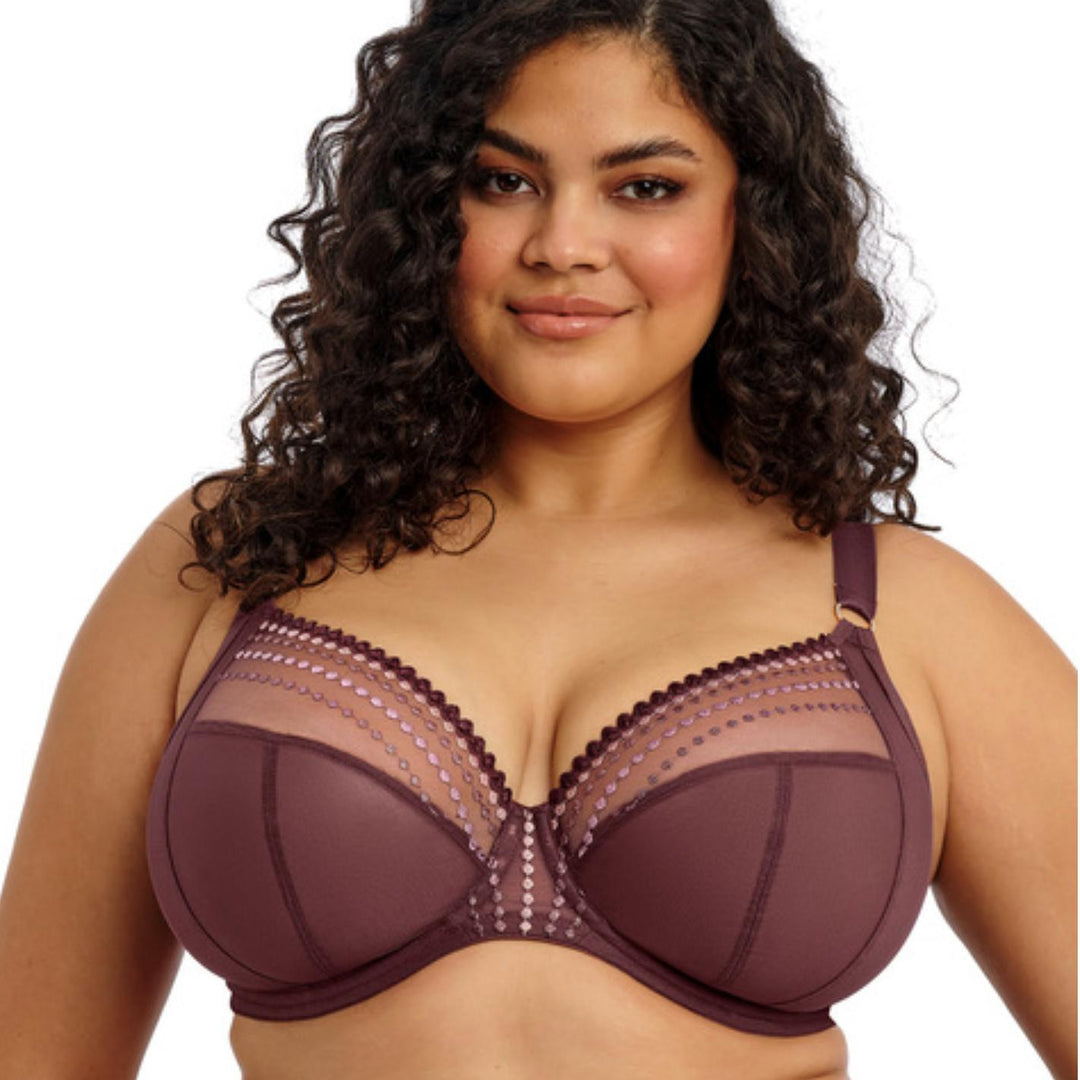 Elomi Matilda UW Plunge Bra in Sugarplum EL8900-Bras-Elomi-Sugarplum-32-G-Anna Bella Fine Lingerie, Reveal Your Most Gorgeous Self!