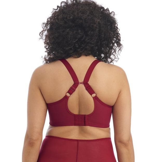 Elomi Matilda UW Plunge Bra in in Crimson EL8900-Bras-Elomi-Crimson-38-DD-Anna Bella Fine Lingerie, Reveal Your Most Gorgeous Self!
