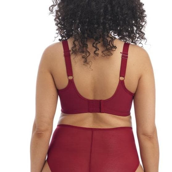 Elomi Matilda UW Plunge Bra in in Crimson EL8900-Bras-Elomi-Crimson-38-DD-Anna Bella Fine Lingerie, Reveal Your Most Gorgeous Self!