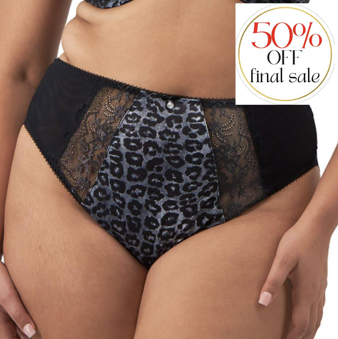 Elomi Morgan Full Brief in Snow Leopard EL4116-Anna Bella Fine Lingerie-Snow Leopard-Medium-