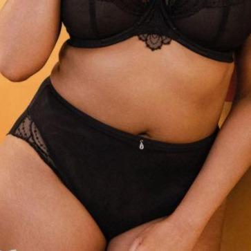 Elomi Priya Full Brief in Black EL4555-Anna Bella Fine Lingerie-Black-Medium-