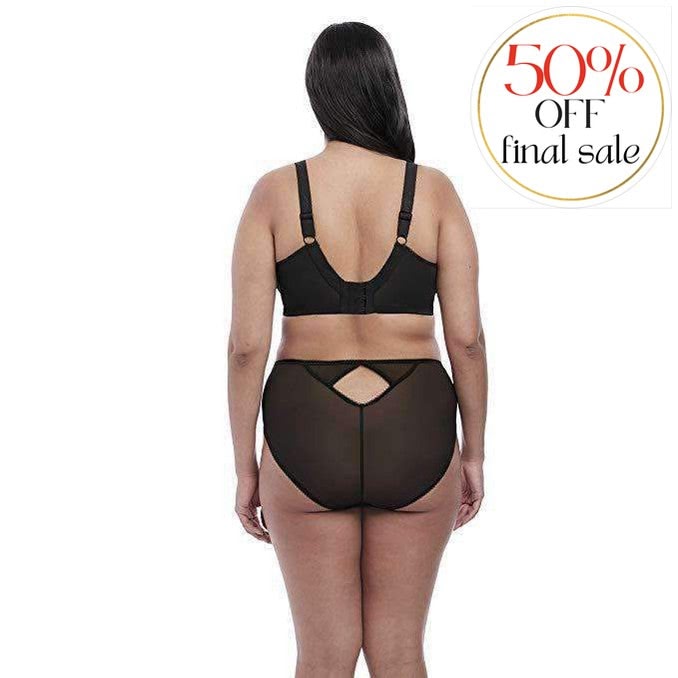 Elomi Roxanne UW Plunge Bra EL4460BLK-Bras-Elomi-Black-36-E-Anna Bella Fine Lingerie, Reveal Your Most Gorgeous Self!