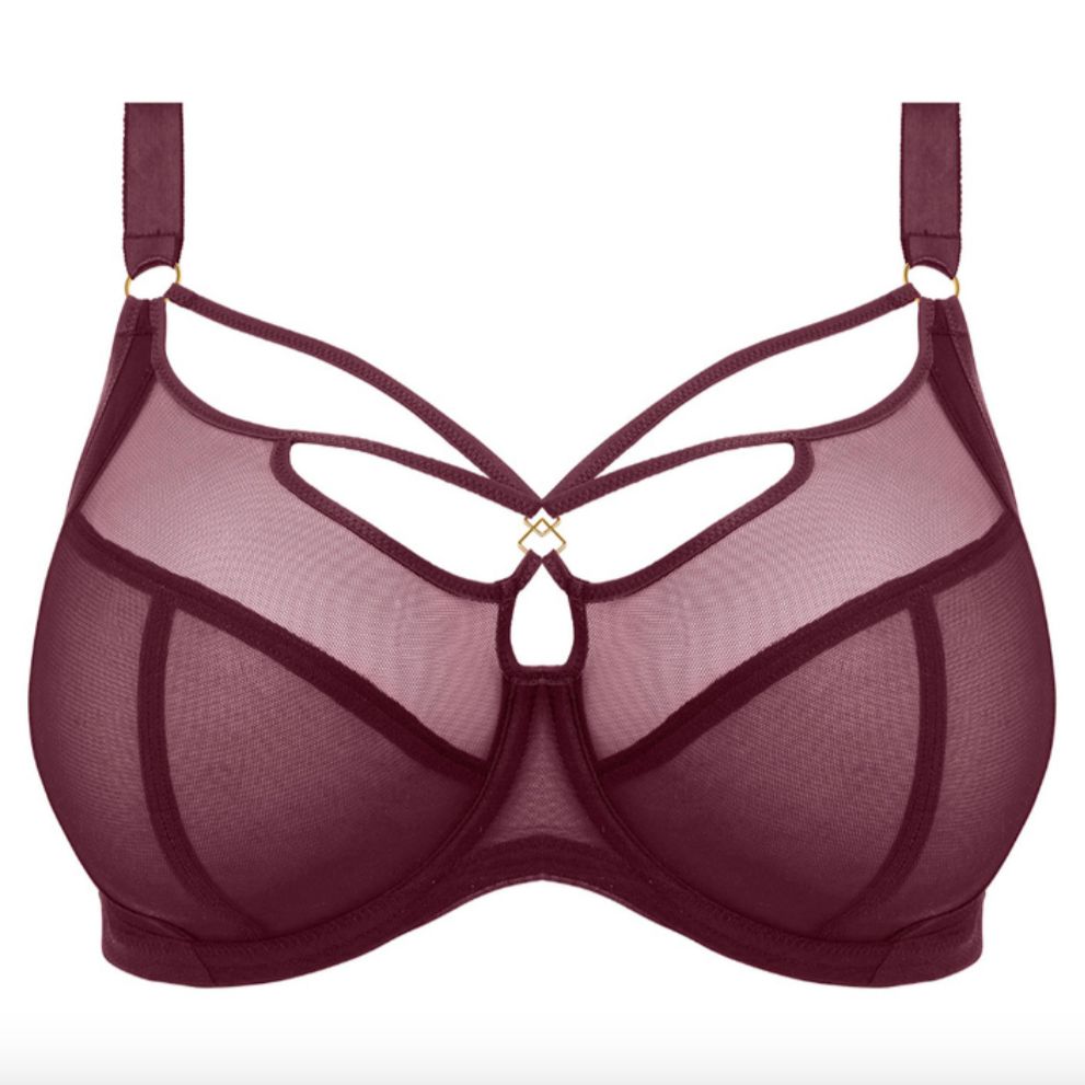 Elomi Sachi Bra in Cabernet EL4350-Bras-Elomi-Cabernet-36-E-Anna Bella Fine Lingerie, Reveal Your Most Gorgeous Self!