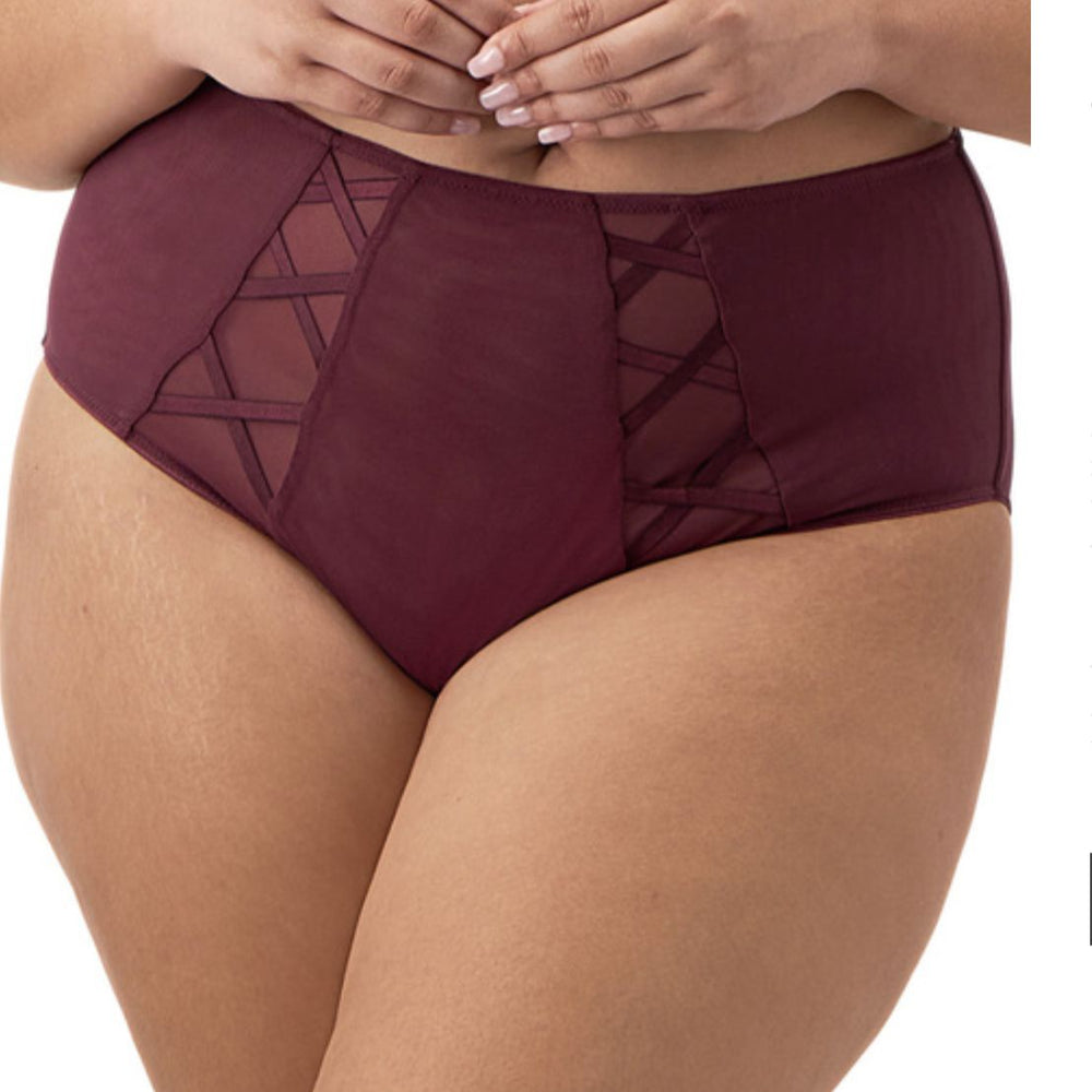 Elomi Sachi Full Brief in Cabernet EL4366-Panties-Elomi-Cabernet-Large-Anna Bella Fine Lingerie, Reveal Your Most Gorgeous Self!