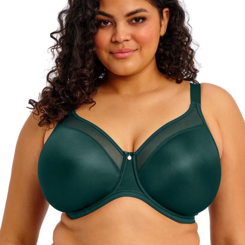 Elomi Smooth Moulded Bra in Deep Emerald EL4301-Bras-Elomi-Deep Emerald-38-H-Anna Bella Fine Lingerie, Reveal Your Most Gorgeous Self!