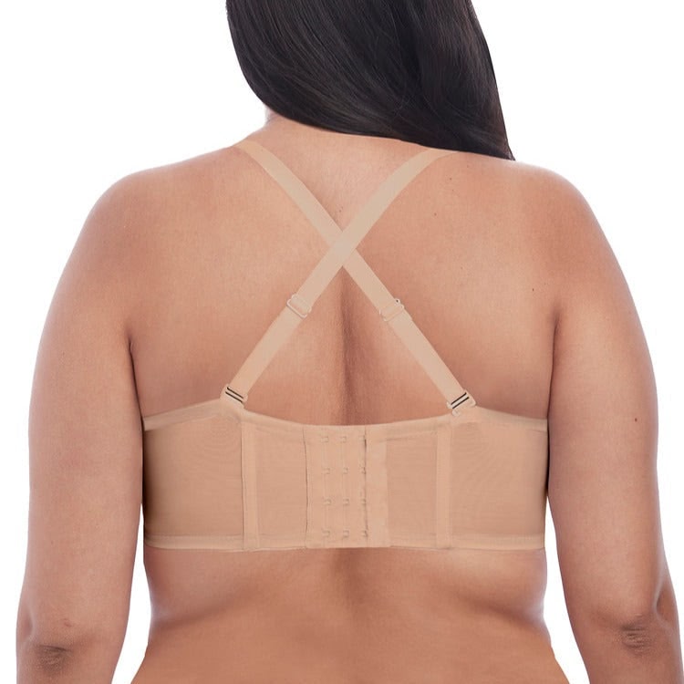 Elomi Smoothing Strapless Bra EL4300 In Sahara-Strapless Bras-Elomi-Sahara-40-E-Anna Bella Fine Lingerie, Reveal Your Most Gorgeous Self!