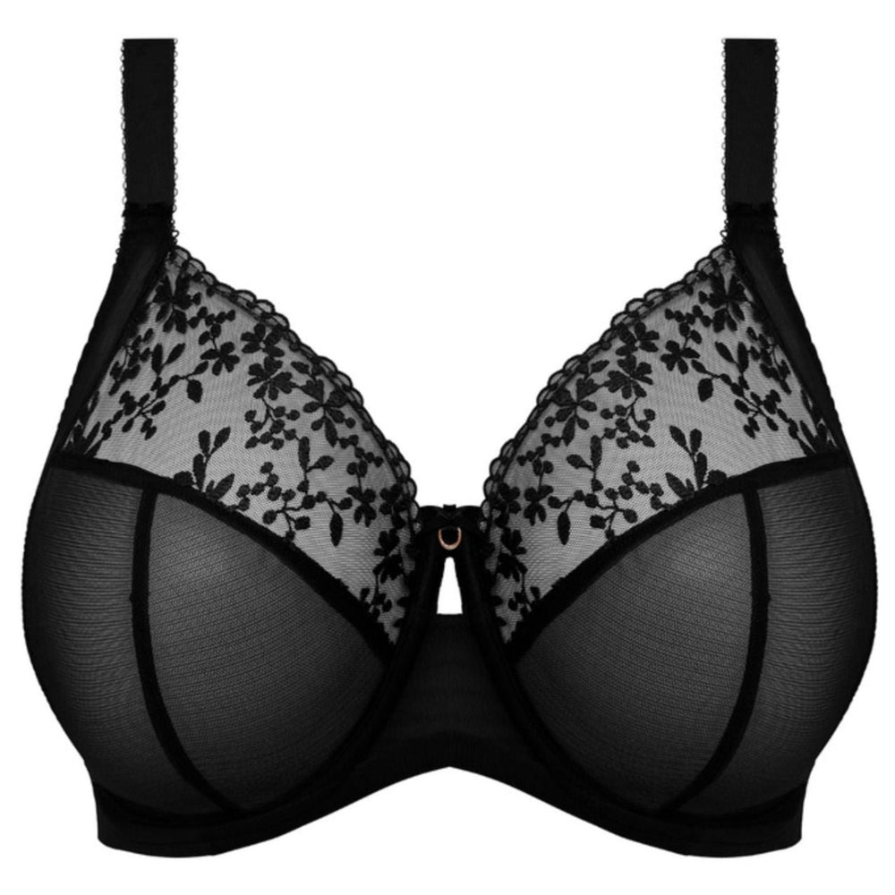 Elomi Zarla Black UW Bra in Black EL302505-Bras-Elomi-Black-32-GG-Anna Bella Fine Lingerie, Reveal Your Most Gorgeous Self!