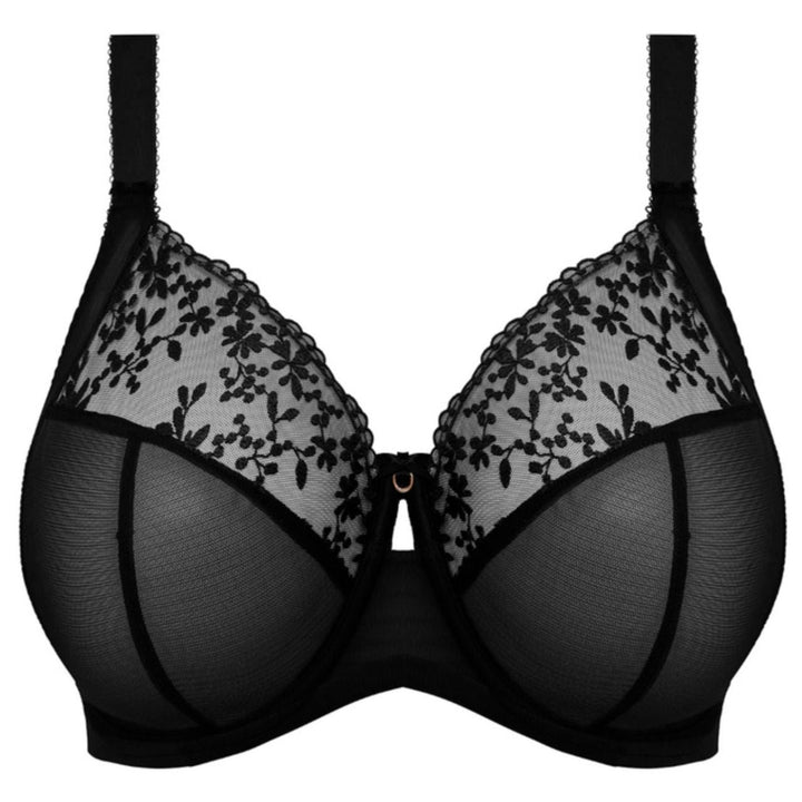 Elomi Zarla Black UW Bra in Black EL302505-Bras-Elomi-Black-32-GG-Anna Bella Fine Lingerie, Reveal Your Most Gorgeous Self!