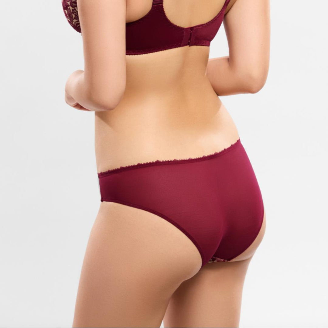 Empreinte Agathe Brief 03204 in Amarante-Anna Bella Fine Lingerie-Amarante-Small-