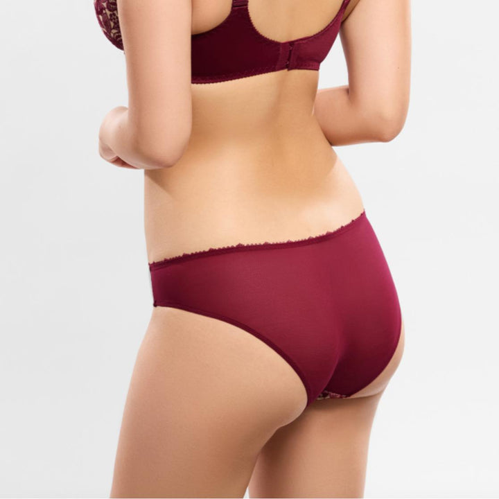 Empreinte Agathe Brief 03204 in Amarante-Anna Bella Fine Lingerie-Amarante-Small-