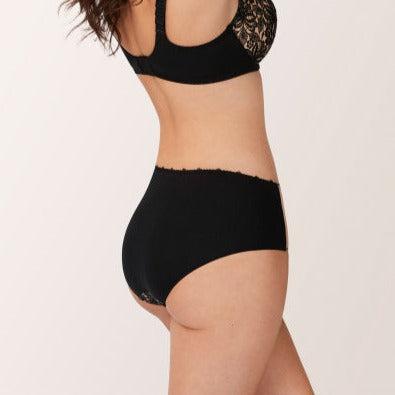 Empreinte Agathe Panty 05204 in Noir-Panties-Empreinte-Noir-Small-Anna Bella Fine Lingerie, Reveal Your Most Gorgeous Self!