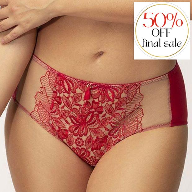 Empreinte Agathe Panty 05204 in Passion-Panties-Empreinte-Passion-Small-Anna Bella Fine Lingerie, Reveal Your Most Gorgeous Self!