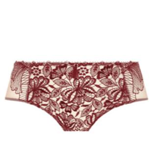 Empreinte Agathe Shorty 02204 in Amarante-Panties-Empreinte-Amarante-XSmall-Anna Bella Fine Lingerie, Reveal Your Most Gorgeous Self!