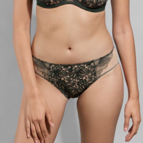 Empreinte Agathe Shorty 02204 in Fougere-Panties-Empreinte-Fougere-XSmall-Anna Bella Fine Lingerie, Reveal Your Most Gorgeous Self!