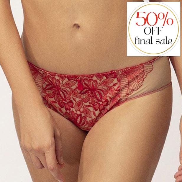 Empreinte Agathe Shorty 02204 in Passion-Panties-Empreinte-Passion-XSmall-Anna Bella Fine Lingerie, Reveal Your Most Gorgeous Self!