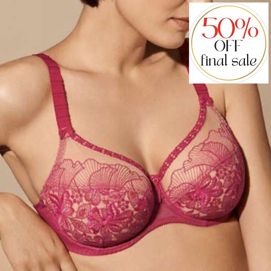 Empreinte Agathe UW Full Cup Bra in Camelia 07204-Bras-Empreinte-Camelia-38-F-Anna Bella Fine Lingerie, Reveal Your Most Gorgeous Self!