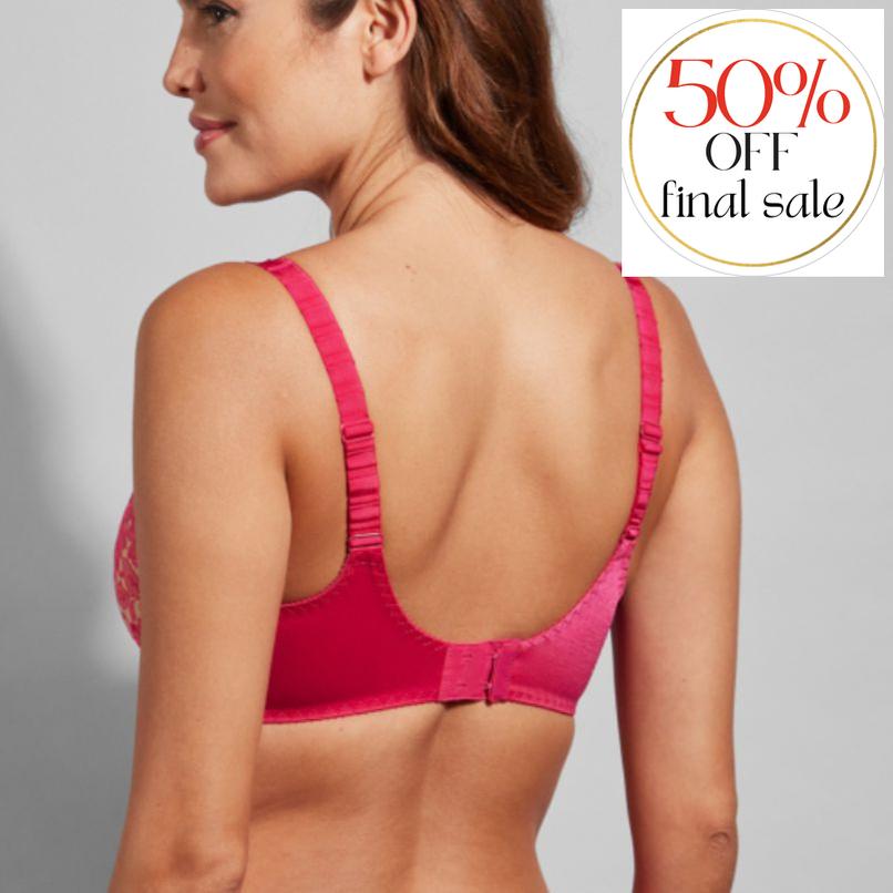 Empreinte Agathe UW Low Necked Bra in Camelia 08204-Bras-Empreinte-Camelia-32-D-Anna Bella Fine Lingerie, Reveal Your Most Gorgeous Self!