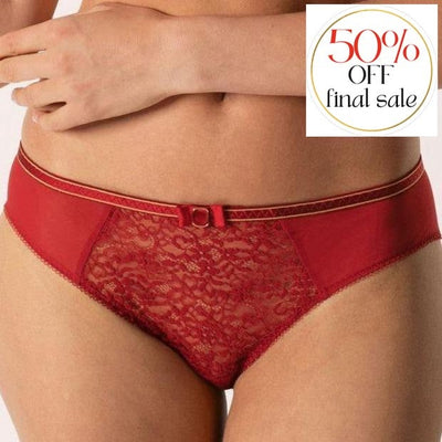 Empreinte Allure Panty in Rubis 03205-Panties-Empreinte-Rubis-Medium-Anna Bella Fine Lingerie, Reveal Your Most Gorgeous Self!