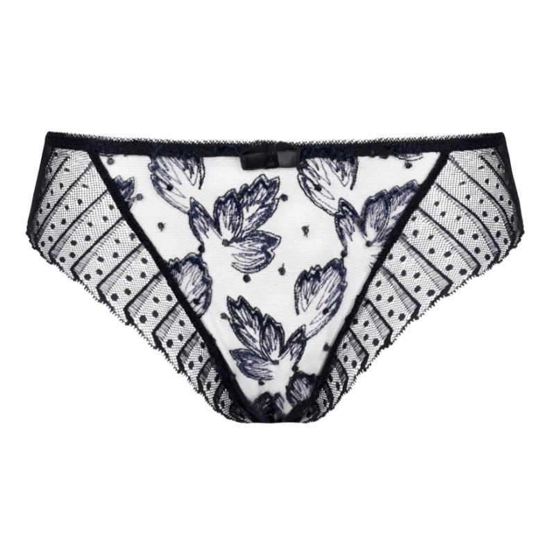 Empreinte Amour Brief 03225 in Noir-Panties-Empreinte-Noir-Small-Anna Bella Fine Lingerie, Reveal Your Most Gorgeous Self!