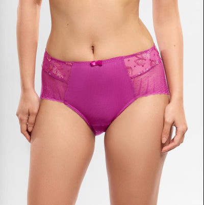 Empreinte Amour Panty 05225 in Magenta-Panties-Empreinte-Magenta-Small-Anna Bella Fine Lingerie, Reveal Your Most Gorgeous Self!