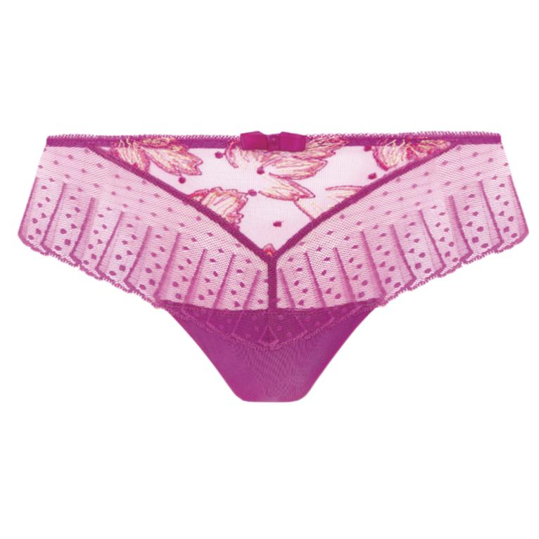 Empreinte Amour Thong 01225 in Magenta-Panties-Empreinte-Magenta-XSmall-Anna Bella Fine Lingerie, Reveal Your Most Gorgeous Self!