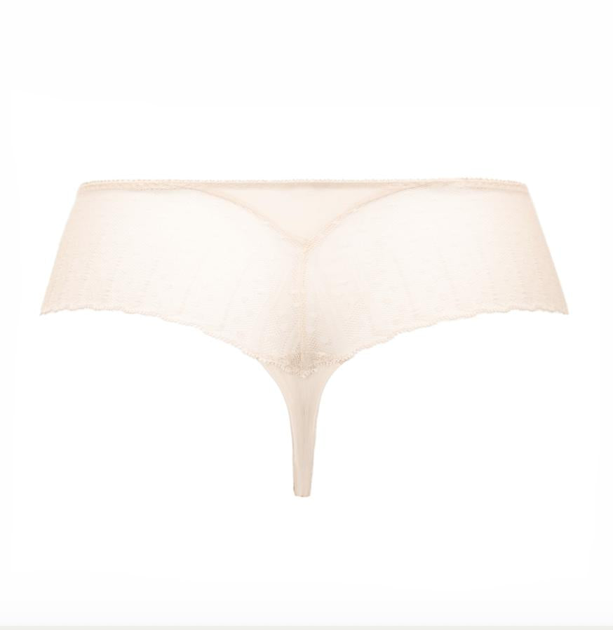 Empreinte Amour Thong 01225 in Nacre-Panties-Empreinte-Nacre-XSmall-Anna Bella Fine Lingerie, Reveal Your Most Gorgeous Self!