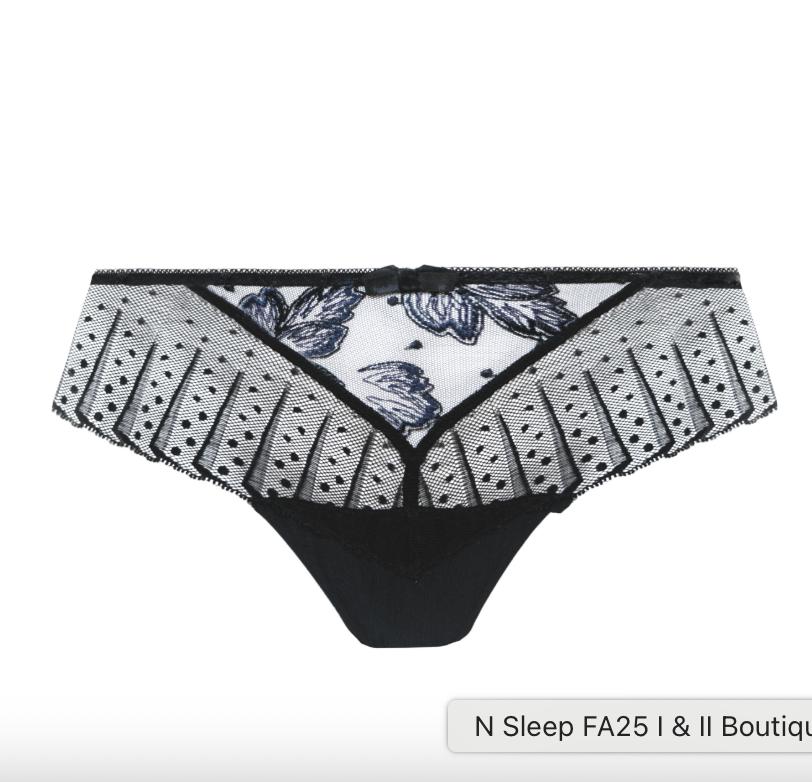 Empreinte Amour Thong 01225 in Noir-Anna Bella Fine Lingerie-Noir-XSmall-