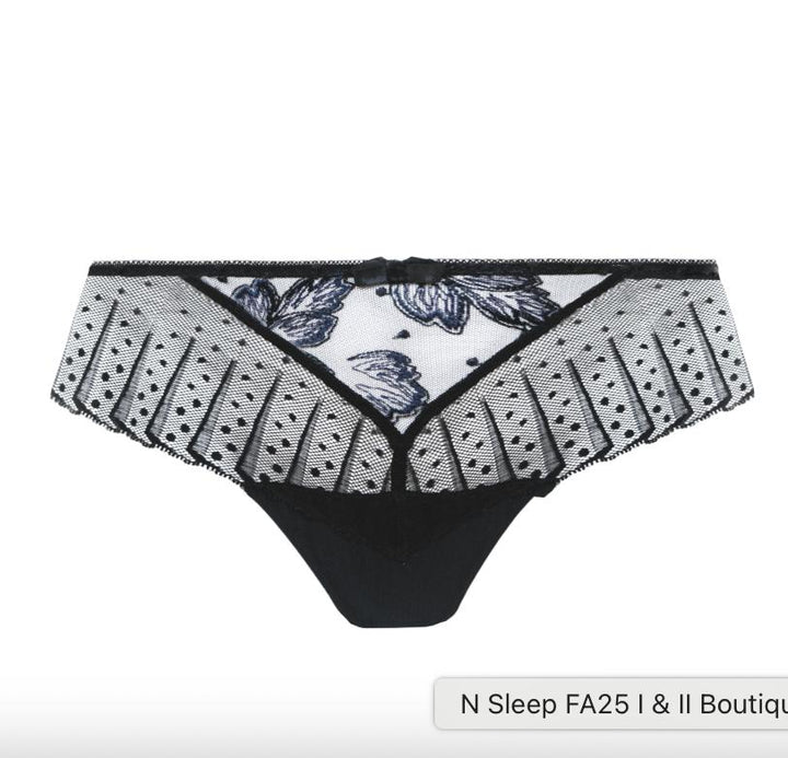 Empreinte Amour Thong 01225 in Noir-Panties-Empreinte-Noir-XSmall-Anna Bella Fine Lingerie, Reveal Your Most Gorgeous Self!